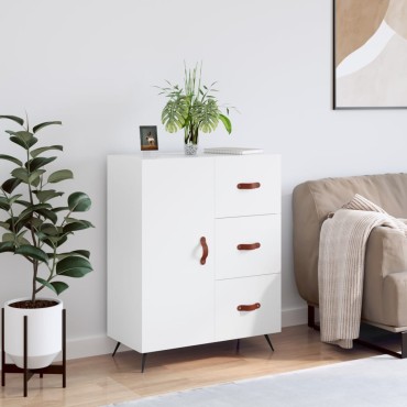 vidaXL Ντουλάπι Λευκό 69,5x34x90cm από Επεξεργασμένο Ξύλο 1 τεμ.