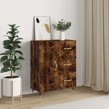 vidaXL Ντουλάπι Καπνιστή Δρυς 69,5x34x90cm Επεξεργασμένο Ξύλο 1 τεμ.