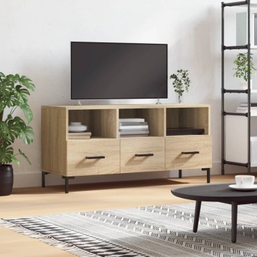 vidaXL Έπιπλο Τηλεόρασης Sonoma Δρυς 102x36x50cm Επεξεργ. Ξύλο