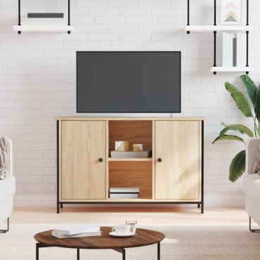 vidaXL Έπιπλο Τηλεόρασης Sonoma Δρυς 100x35x65cm Επεξεργασμένο Ξύλο