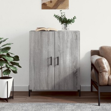 vidaXL Ντουλάπι Γκρι Sonoma 69,5x34x90cm από Επεξεργασμένο Ξύλο 1 τεμ.