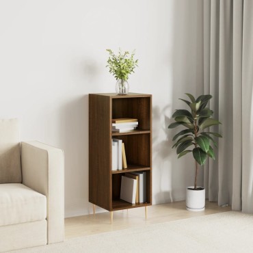 vidaXL Ντουλάπι Καφέ Δρυς 34,5x32,5x90cm Επεξεργασμένο Ξύλο 1 τεμ.