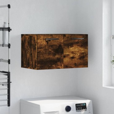 vidaXL Ντουλάπι Τοίχου Καπνιστή Δρυς 60x36,5x35cm Επεξεργασμένο Ξύλο 1 τεμ.