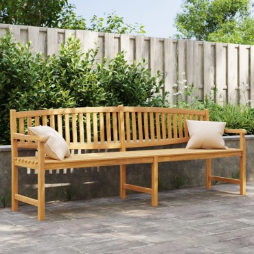 vidaXL Παγκάκι Κήπου 228x59,5x90cm από Μασίφ Ξύλο Teak 1 τεμ.