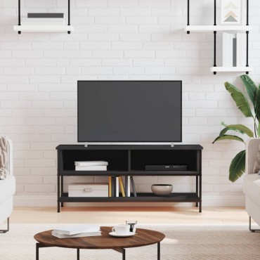 vidaXL Έπιπλο Τηλεόρασης Μαύρο 100x35x45cm από Επεξεργασμένο Ξύλο