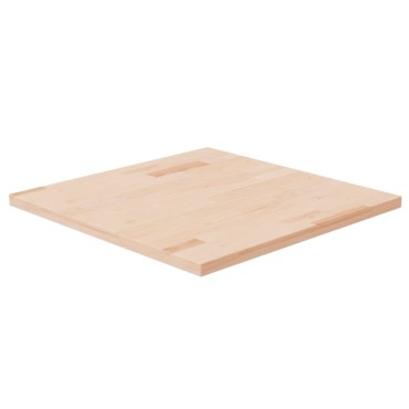 vidaXL Επιφάνεια Τραπεζιού Τετράγωνη 60x60x2,5cm Μασίφ Ξύλο Δρυς 1 τεμ.