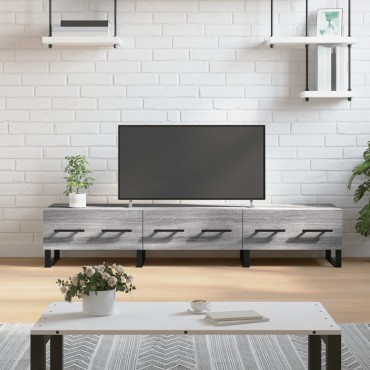 vidaXL Έπιπλο Τηλεόρασης Γκρι Sonoma 150x36x30cm Επεξεργ. Ξύλο
