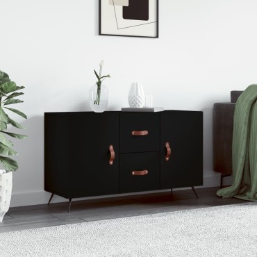 vidaXL Ντουλάπι Μαύρο 100x36x60cm από Επεξεργασμένο Ξύλο 1 τεμ.