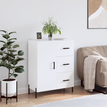 vidaXL Ντουλάπι Λευκό 69,5x34x90cm από Επεξεργασμένο Ξύλο 1 τεμ.