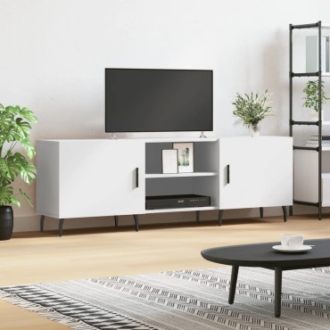 vidaXL Έπιπλο Τηλεόρασης Λευκό 150x30x50cm από Επεξεργασμένο Ξύλο