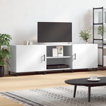 vidaXL Έπιπλο Τηλεόρασης Λευκό 150x30x50cm από Επεξεργασμένο Ξύλο