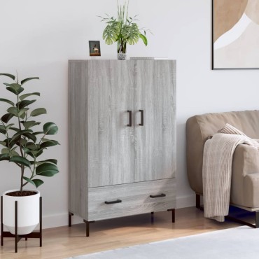 vidaXL Ντουλάπα Γκρι Sonoma 69,5x31x115cm από Επεξεργασμένο Ξύλο 1 τεμ.