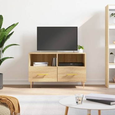 vidaXL Έπιπλο Τηλεόρασης Sonoma Δρυς 80x36x50cm Επεξεργασμένο Ξύλο