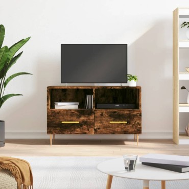 vidaXL Έπιπλο Τηλεόρασης Καπνιστή Δρυς 80x36x50cm Επεξ. Ξύλο
