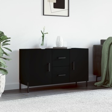 vidaXL Ντουλάπι Μαύρο 100x36x60cm από Επεξεργασμένο Ξύλο 1 τεμ.