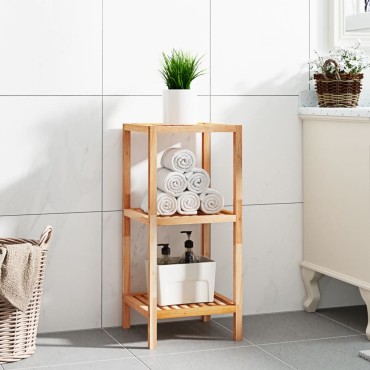 vidaXL Ραφιέρα Μπάνιου 36x36x79cm από Μασίφ Ξύλο Καρυδιάς 1 τεμ.