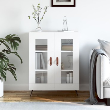 vidaXL Ντουλάπι Λευκό 69,5x34x90cm από Επεξεργασμένο Ξύλο 1 τεμ.