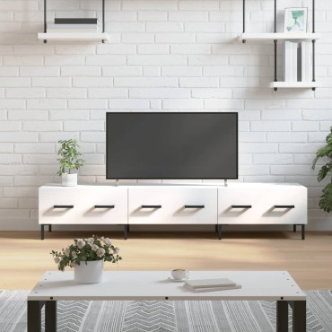 vidaXL Έπιπλο Τηλεόρασης Λευκό 150x36x30cm από Επεξεργασμένο Ξύλο