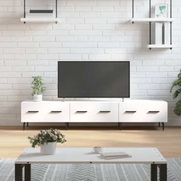 vidaXL Έπιπλο Τηλεόρασης Λευκό 150x36x30cm από Επεξεργασμένο Ξύλο