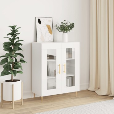 vidaXL Ντουλάπι Λευκό 69,5x34x90cm από Επεξεργασμένο Ξύλο 1 τεμ.