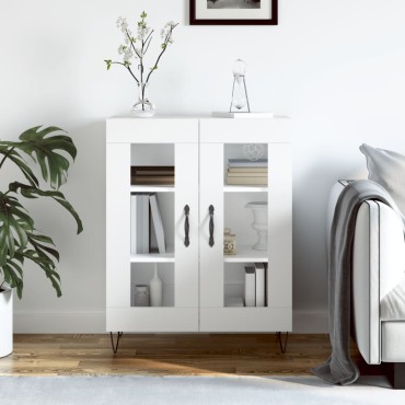 vidaXL Ντουλάπι Λευκό 69,5x34x90cm από Επεξεργασμένο Ξύλο 1 τεμ.