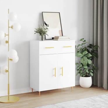 vidaXL Ντουλάπι Λευκό 69,5x34x90cm από Επεξεργασμένο Ξύλο 1 τεμ.
