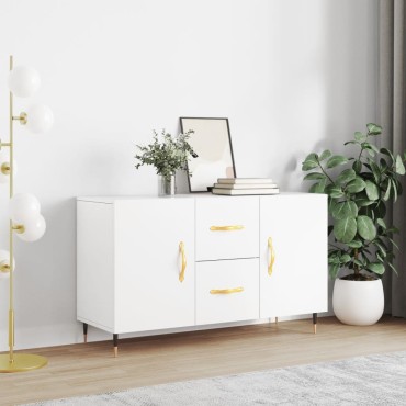 vidaXL Ντουλάπι Λευκό 100x36 x60cm Επεξεργασμένο Ξύλο 1 τεμ.