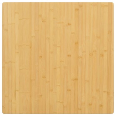 vidaXL Επιφάνεια Τραπεζιού 80x80x2,5 από Μπαμπού 80x80x2,5cm 1 τεμ.