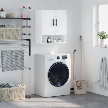 vidaXL Ντουλάπι Τοίχου Λευκό 60x31x70cm από Επεξεργασμένο Ξύλο 1 τεμ.