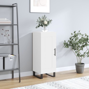 vidaXL Ντουλάπι Λευκό 34,5x34x90cm από Επεξεργασμένο Ξύλο 1 τεμ.