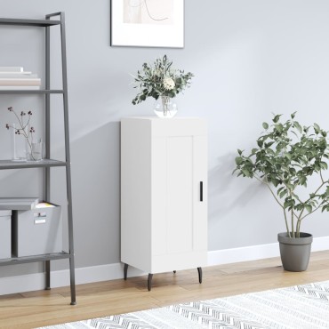 vidaXL Ντουλάπι Λευκό 34,5x34x90cm από Επεξεργασμένο Ξύλο 1 τεμ.