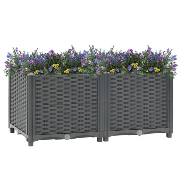 vidaXL Ζαρντινιέρα 80 x 40 x 38 εκ. από Πολυπροπυλένιο