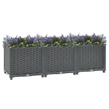 vidaXL Ζαρντινιέρα 120 x 40 x 38 εκ. από Πολυπροπυλένιο
