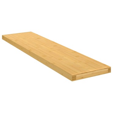 vidaXL Ράφι Τοίχου 80x20x2,5cm από Μπαμπού 1 τεμ.