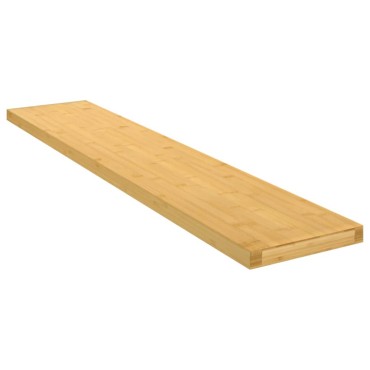 vidaXL Ράφι Τοίχου 100x20x2,5cm από Μπαμπού 1 τεμ.