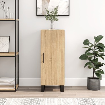 vidaXL Ντουλάπι Sonoma Δρυς 34,5x34x90cm από Επεξεργασμένο Ξύλο 1 τεμ.