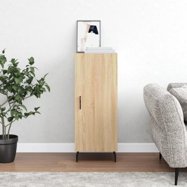 vidaXL Ντουλάπι Sonoma Δρυς 34,5x34x90cm από Επεξεργασμένο Ξύλο 1 τεμ.