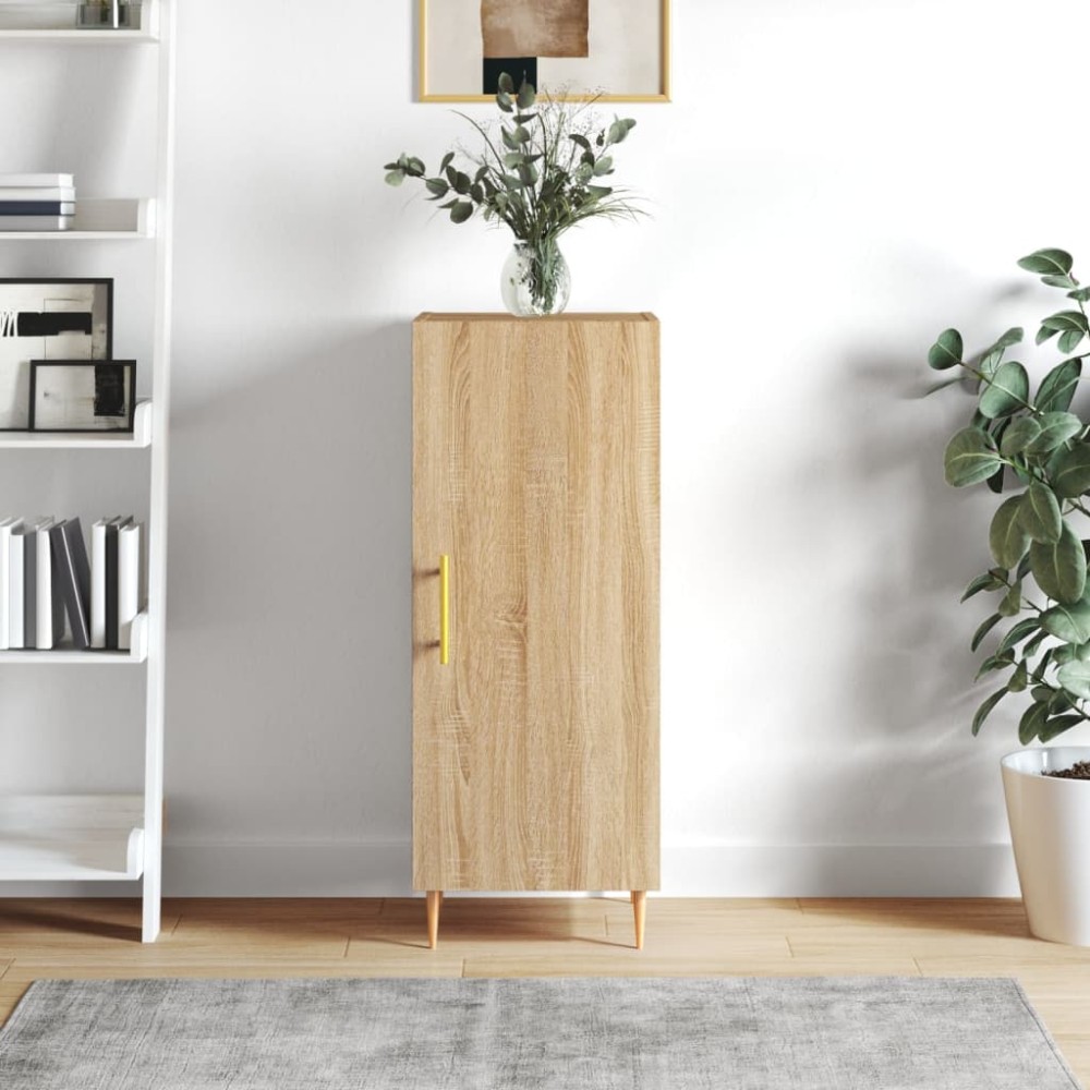 vidaXL Ντουλάπι Sonoma Δρυς 34,5x34x90cm από Επεξεργασμένο Ξύλο 1 τεμ.
