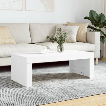 vidaXL Τραπεζάκι Σαλονιού Λευκό 102x50x36cm Επεξεργασμένο Ξύλο 1 τεμ.