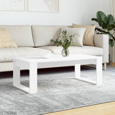 vidaXL Τραπεζάκι Σαλονιού Λευκό 102x50x35cm από Επεξεργασμένο Ξύλο 1 τεμ.
