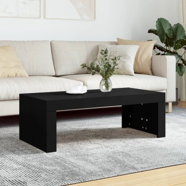 vidaXL Τραπεζάκι Σαλονιού Μαύρο 102x50x36cm Επεξεργασμένο Ξύλο 1 τεμ.