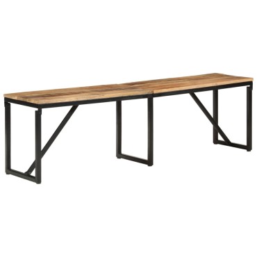 vidaXL Πάγκος 160x35x46cm από Μασίφ Ξύλο Μάνγκο 1 τεμ.