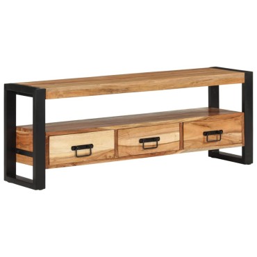 vidaXL Έπιπλο Τηλεόρασης 120x30x45cm από Μασίφ Ξύλο Ακακίας