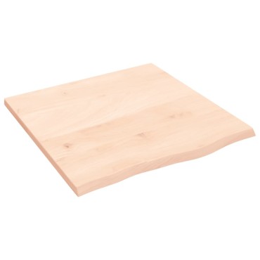 vidaXL Ράφι Τοίχου 60x60x2cm από Ακατέργαστο Μασίφ Ξύλο Δρυός 1 τεμ.