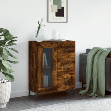 vidaXL Ντουλάπι Καπνιστή Δρυς 69,5x34x90cm Επεξεργασμένο Ξύλο 1 τεμ.
