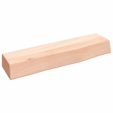 vidaXL Ράφι Τοίχου 40x10x6cm από Ακατέργαστο Μασίφ Ξύλο Δρυός 1 τεμ.