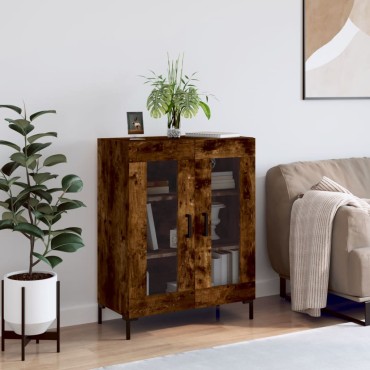 vidaXL Ντουλάπι Καπνιστή Δρυς 69,5x34x90cm Επεξεργασμένο Ξύλο 1 τεμ.