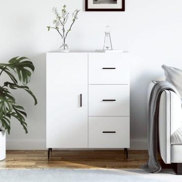 vidaXL Ντουλάπι Λευκό 69,5x34x90cm από Επεξεργασμένο Ξύλο 1 τεμ.