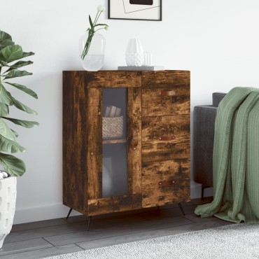 vidaXL Ντουλάπι Καπνιστή Δρυς 69,5x34x90cm Επεξεργασμένο Ξύλο 1 τεμ.