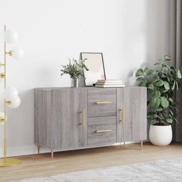 vidaXL Μπουφές Γκρι Sonoma 100x36x60cm από Επεξεργασμένο Ξύλο 1 τεμ.